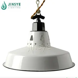 US modern balcony/barn/warehouse pendant lamp shade white big large enamel lamp