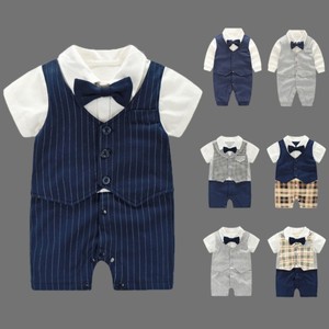 Hete Verkoop Lange Mouw Katoen Mode Pasgeboren <span class=keywords><strong>Baby</strong></span> Romper <span class=keywords><strong>Baby</strong></span> Formele Jumpsuit Smoking <span class=keywords><strong>Bodysuit</strong></span> Voor <span class=keywords><strong>Baby</strong></span> Jongens - Product Image 5