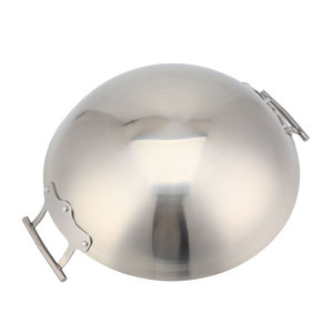 <span class=keywords><strong>Wok</strong></span> à <span class=keywords><strong>Induction</strong></span> écologique en <span class=keywords><strong>acier</strong></span> inoxydable, avec poignées, poêle pour cuisson, nouveau produit - Product Image 3