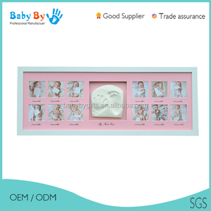 Unique cadeau bébé empreinte empreinte de la main d'argile ornement kit - Product Image 1