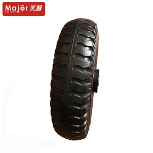 8-Zoll-Schaumwagenrad für Kinder Vollreifen Barrow Ersatzteile Solid <span class=keywords><strong>Caster</strong></span> Wheels - Product Image 2