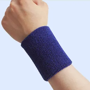 Giá Tốt Nhất Đồ Thể Thao Terry Bowling Cổ Tay Hỗ Trợ Sweatband Cổ Tay Bông Ban Nhạc