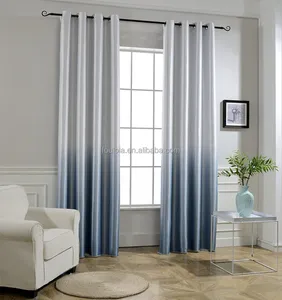 Import china fabrics new curtain design printed curtain