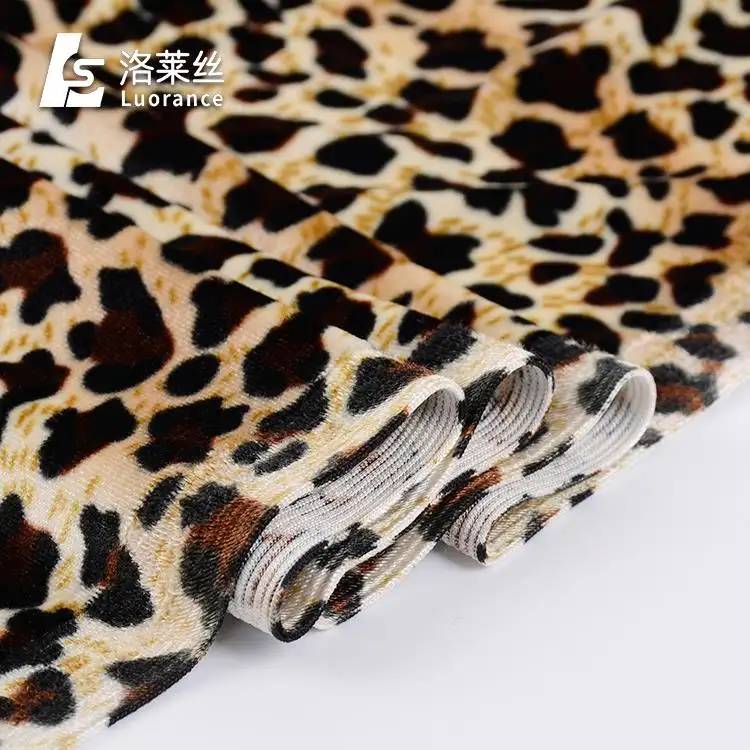 Thời trang surat bomber jacket phụ nữ nhung vải với leopard in