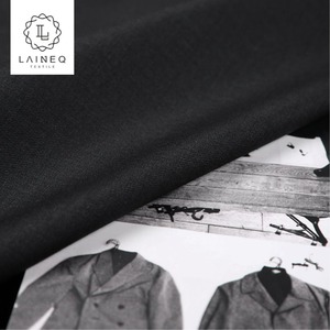 Chine usine personnalisée peignée noir <span class=keywords><strong>100</strong></span> <span class=keywords><strong>laine</strong></span> <span class=keywords><strong>tissu</strong></span> pour la vente en gros - Product Image 5