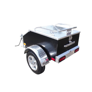 NOUS Petit Aluminium Clos Pliage <span class=keywords><strong>Moto</strong></span> <span class=keywords><strong>Remorque</strong></span> Cargo - Product Image 3