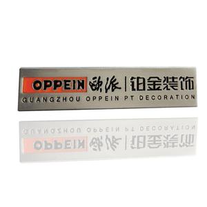 <span class=keywords><strong>Marca</strong></span> personalizada de aleación de grabado etiqueta de metal grabado logotipo en relieve - Product Image 4