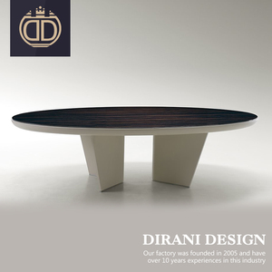 <span class=keywords><strong>Italien</strong></span> moderne ovale à manger set de table en marbre de luxe haut de gamme usine travertin pierre table à manger en marbre - Product Image 2