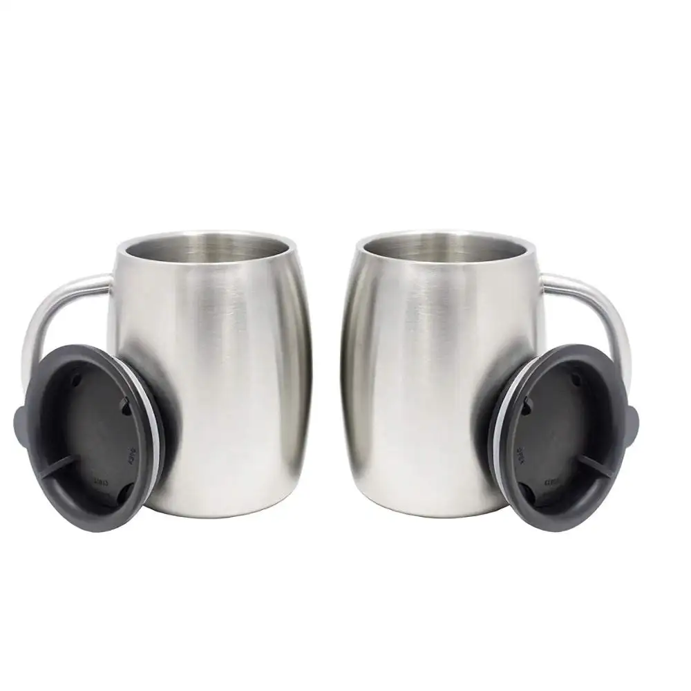 Stainless Steel Coffee Mug with Spill Resistant Lid travel coffee Cup 500ml travel coffee mug wholesale camping mug