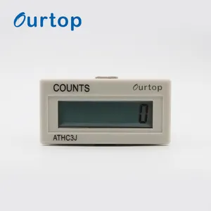 OURTOP AC 110V-120V DC 5V-30V Input Low Power Electronic Digital Hour Meter Counter