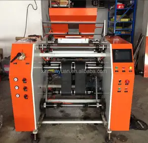 Stretch film automatic rewinder,jumbo rolls stretch film rewinder slitter machine