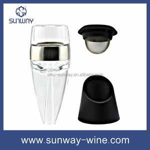 Luxe cadeau set acrylique vin decanter / aérateur de vin - Product Image 3