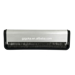 Gran oferta, cepillo de fibra de carbono estático, simple, gira el cepillo plateado, cepillo antiestático, limpiador de álbum de disco LP - Product Image 4