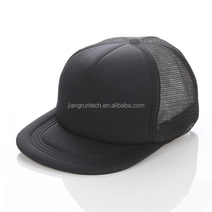 High Quality Snapback Black <strong>White</strong> Two Color <strong>Flat</strong> Brim 5-panel Foam Mesh Trucker <strong>Cap</strong> - Product Image 3