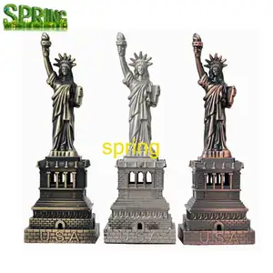 Metal Usa New york Statue of Liberty craft model american tourist tourist gift La Libert Antique Plating