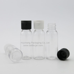 30ml PET clear Empty Hand Wash <strong>Small</strong> <strong>Plastic</strong> Squeeze <strong>Bottle</strong> with Flip Top Cap - Product Image 2