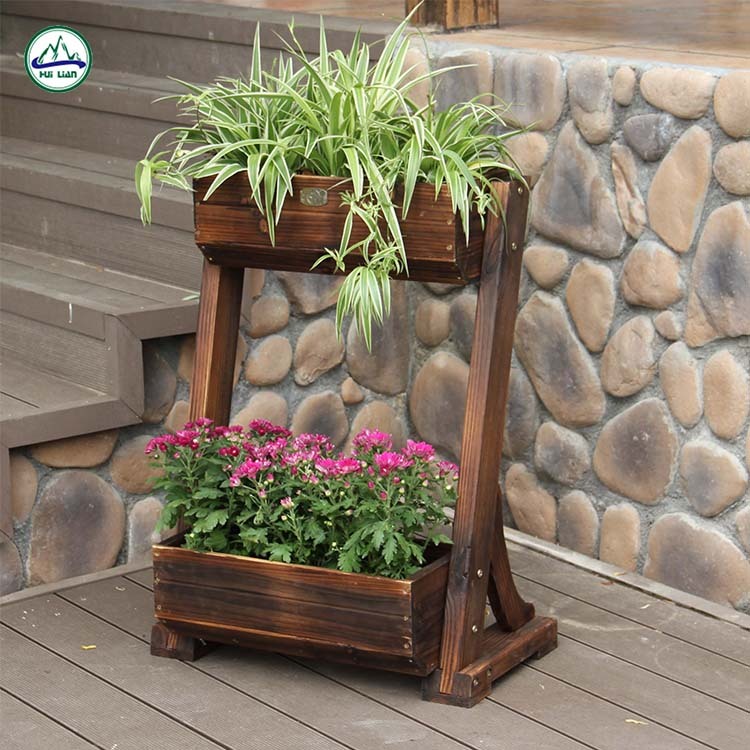 Decorative Garden Wood Planter Furniture for Sale