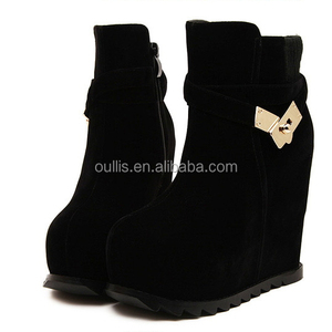Bottines compensées pour femmes imperméables à prix d'usine PQ3275 - Product Image 2