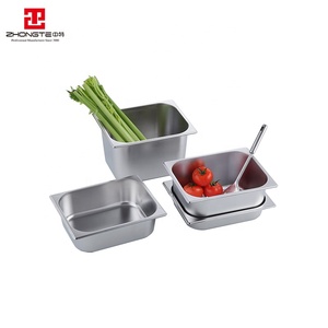Zhongte usato <span class=keywords><strong>attrezzature</strong></span> <span class=keywords><strong>per</strong></span> la <span class=keywords><strong>ristorazione</strong></span> <span class=keywords><strong>per</strong></span> la vendita di cibo in acciaio inox hotel pan in acciaio inox GN pan gastronorm contenitore pan - Product Image 3