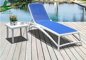 Piscina Mobili In Plastica Lettino Sedia Pieghevole per Esterni Lettino Solarium - Product Image 3