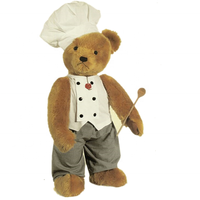 Jouet en peluche ours en peluche pour la publicité sur mesure, uniforme de Chef, pour restaurant, hôtel
