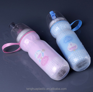 De doble pared con aislamiento PE plástico botella de <span class=keywords><strong>agua</strong></span> rociador de la niebla - Product Image 5