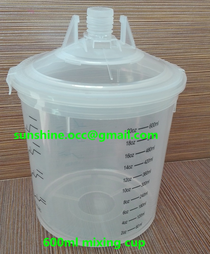 Чашка для Смешивания Краски с пистолетом-распылителем