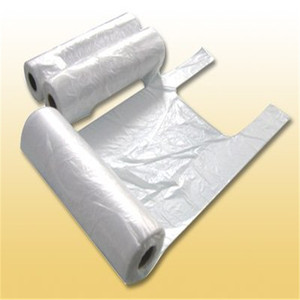 Sacchetti di <span class=keywords><strong>t</strong></span> <span class=keywords><strong>Shirt</strong></span> cibo trasparente su rotolo borsa Shopper su rotolo - Product Image 3