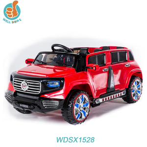 WELLDONE WDSX1528 Auto Eléctrico de Juguete para Niños, Unisex, de Plástico Resistente, 4 Plazas, con Batería de 12v y Música Ajustable - Product Image 5