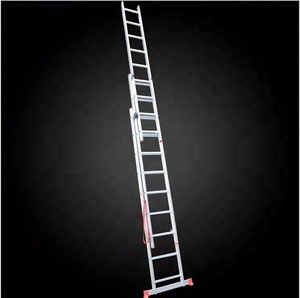 Échelle à <span class=keywords><strong>marches</strong></span> en aluminium à triple extension, de 9,8 pieds à <span class=keywords><strong>7</strong></span> mètres, avec barreaux confortables - Product Image 4