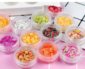 <strong>Putty</strong> Magnetic <strong>Slime</strong> and Nail Art Use12 Different Fruit Slice Accessories for Soft - Product Image 3