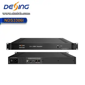 Dexin NDS3306i 8n1 and 16in1 and 20in1 IP to ISDBT modulator, ISDBT RF generator, 8/16 channel ISDB modulator