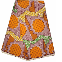 Tissu 100 % Polyester Nouveaux Motifs Imprimé Java Africain pour Vêtements Africains et Pagne