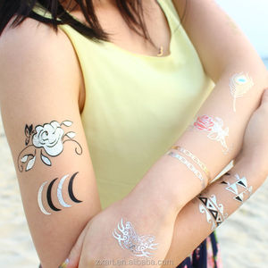 Sexe lady dentelle blanche autocollant tatto pour la plage - Product Image 4