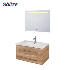 Tocador de baño de madera moderno blanco Cera sanitarios Alemania muebles de baño