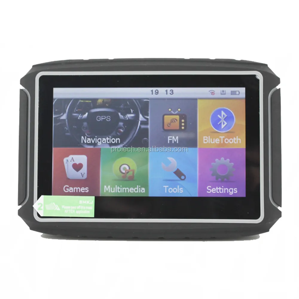 Touchscreen Waterdichte Motorfiets GPS Bevatten 1000 M Headset motorhelm