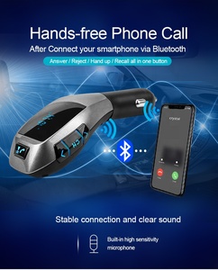 Agetunr Hot Verkoop X5 Originele Ontwerp In Auto Fm-zender <span class=keywords><strong>Bluetooth</strong></span> Auto Adapter Oplader Driver Multifunctionele Mp3 Audio speler - Product Image 3