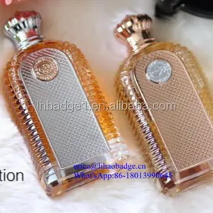 Pegatina personalizada de botella de perfume con logo de metal excelente - Product Image 1