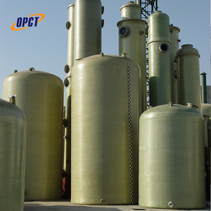 خزان تخزين من الألياف الزجاجية البلاستيكية على سطح الأرض frp hcl - Product Image 4
