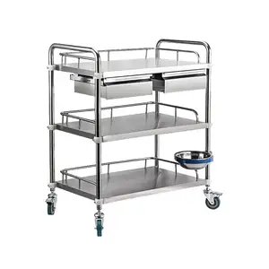 Ziekenhuis Chirurgische Instrument <span class=keywords><strong>Trolley</strong></span> Roestvrij Staal <span class=keywords><strong>Dressing</strong></span> <span class=keywords><strong>Trolley</strong></span> - Product Image 1