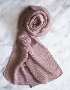 ファッションスタイル無地クリンクルビスコースコットンヒジャーブスカーフ - Product Image 6