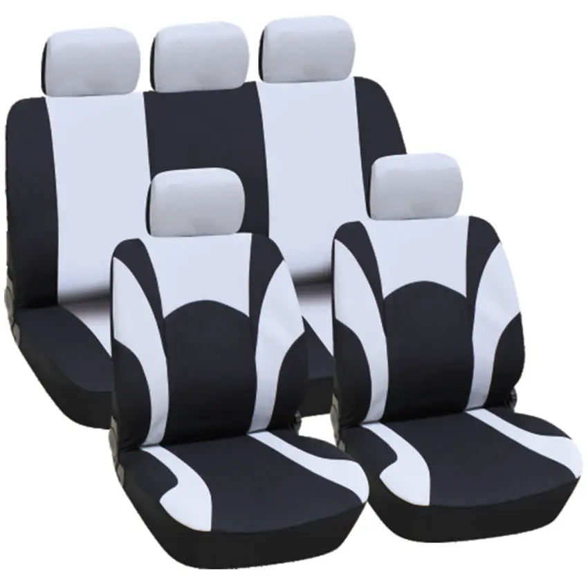 مجموعة كاملة من أغطية مقاعد السيارة الجلدية الفاخرة مع تصميم جديد