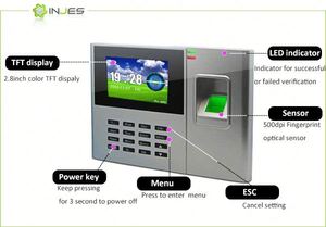 Escáner de Huellas Dactilares MYN308 <span class=keywords><strong>Zem</strong></span> 510 para Control de Asistencia y Horario - Product Image 5