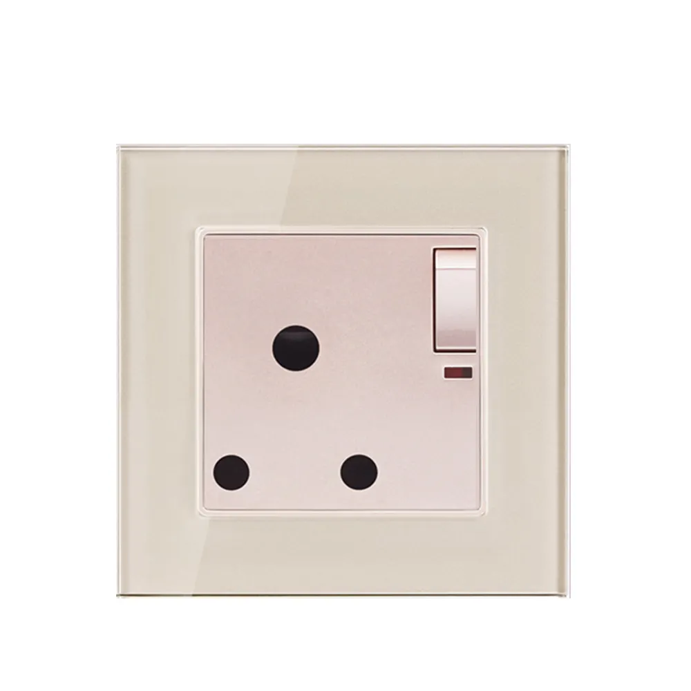 Smartdust South Africa India 15 amp Electric Power Outlet Wall Switch Socket