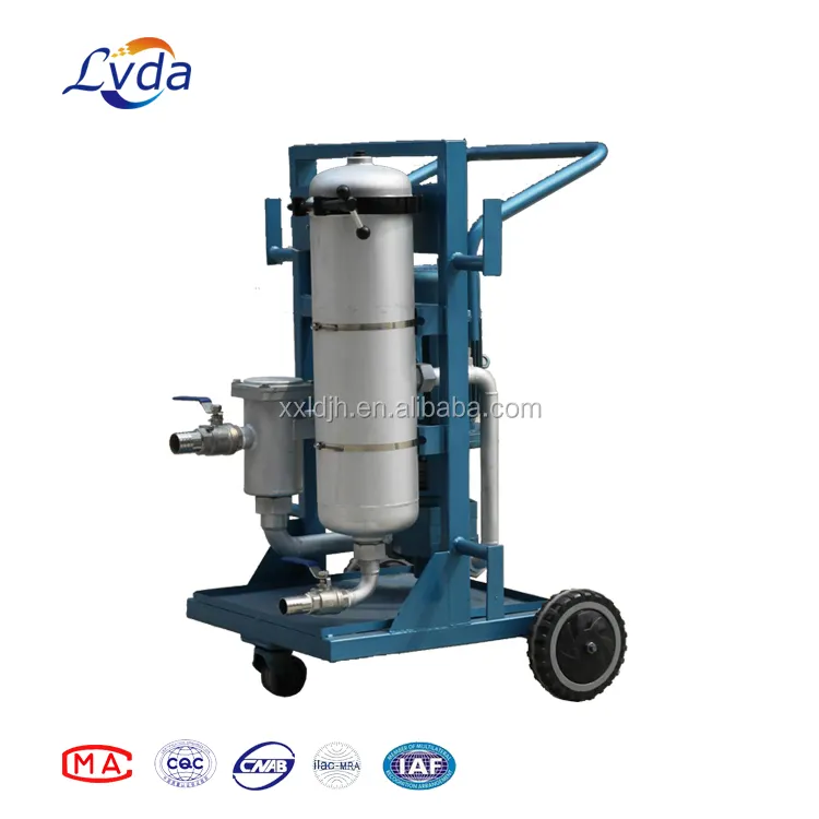 Portable used oil filter filtraion machine purifier