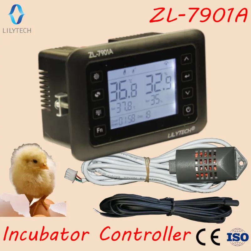 ZL-7901A, Controlador PID Incubadora Multifuncional Automático Inteligente, Controlador de Incubação, Lilytech, Controlador Incubadora