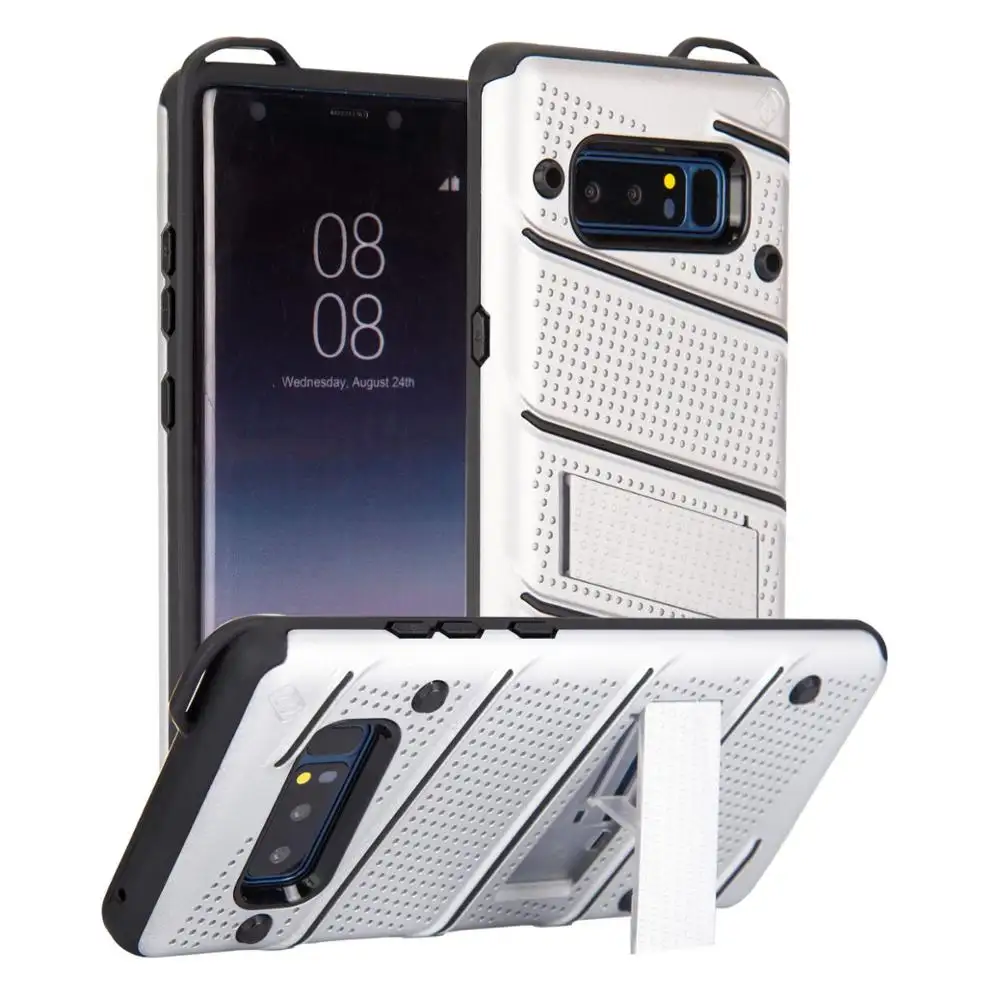 Shockproof protective with stand case phone cover Phantom Knight armor silicone TPU PC cell phone case for samsung Galaxy Note8