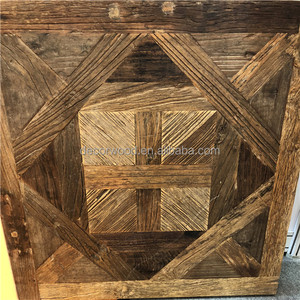 Suelo de Parqué de Madera de Roble de Burdeos, Parqué Antiguo, Suelo de Madera - Product Image 1