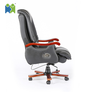 (Natalie) cuero giratorio Oficina jefe con diseño ergonómico - Product Image 4