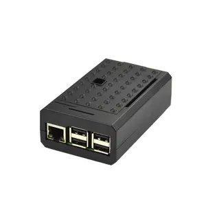 Carcasa negra para Raspberry Pi 3, modelo GPIO, caja de Puerto necesaria para Pi 2 B Modelo B +